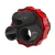 Bild: Hauff Systemdeckel HSI150 D3/58 | Kabelabdichtung Warmschrumpftechnik | 3-fach | Ø 58 mm | Edelstahl | Rot