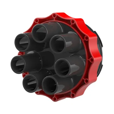 Hauff Systemdeckel HSI150 D7x33 WS 289282 | Kabelabdichtung Warmschrumpftechnik | Kunststoff | 1 Stück
