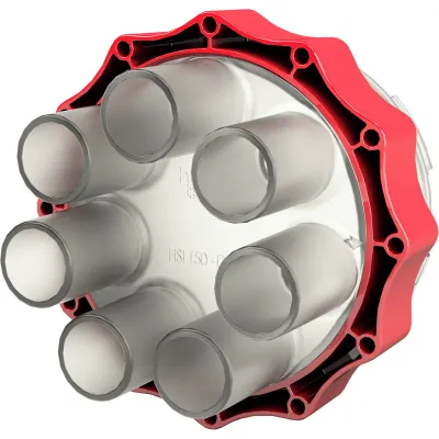 Hauff Systemdeckel HSI150 D7x33 WS 289282 | Kabelabdichtung Warmschrumpftechnik | Kunststoff | 1 Stück