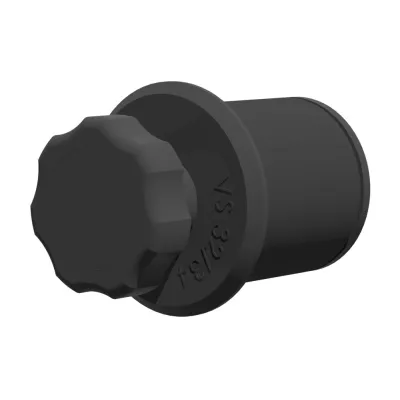 HAUFF Verschlussstopfen VS 32/34 | für HSI Systemdeckel | Stutzen-Ø 32-34 mm | druckdicht | werkzeuglos | schwarz