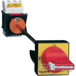 Hauptschalter 12A 3p IP65 Einb NOT-AUS
