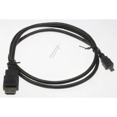 HDMI-A- auf HDMI-D-Kabel für Staubsauger Com hswe 1,0m, schwarz