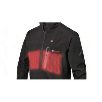 Heat+Jacket GHJ 12+18V Kit Größe L (schwarz, inkl. Ladeadapter GAA 12V-21, 1x 12