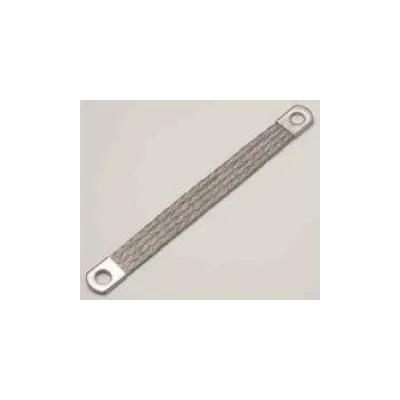 Hebotec Flachbanderder 5-KT010030006 | Erdungsband Kupfer verzinnt | 10mm² | 300mm | M6-Bohrung | flexibel