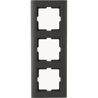 Heinrich Kopp Abdeckrahmen 3fach HK07 anthrazit