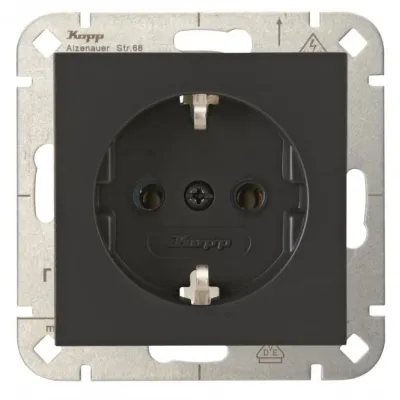 Heinrich Kopp SCHUKO-Steckdose HK07 anthrazit