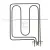 Bild: Heizelement oben Amica 8026764 Oberhitze Grillheizung für Backofen 2900W