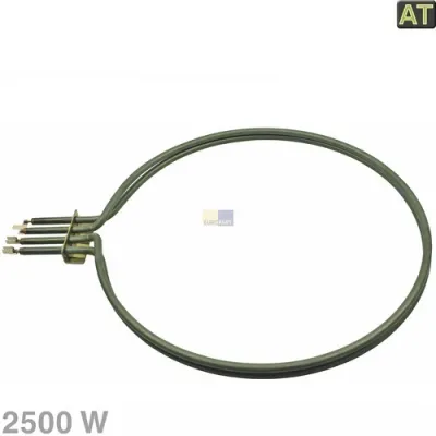 Heizelement wie Whirlpool 481925928745 rund 2500W für Trockner