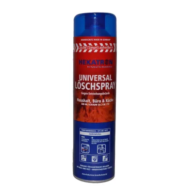 HEKATRON Feuerlöschspray 930g | Universal Löschspray ABF Brände | bis 1000V | 4 Jahre haltbar
