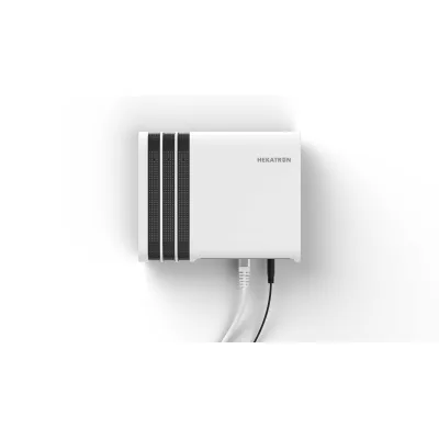 Hekatron Funk-Gateway Genius Port 31-6000001-01-01 | für Genius Rauchmelder | App-kompatibel | Aufputz | Weiß