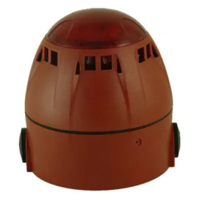 HEKATRON Torsignalgeber TSG 100 | 31-6300002-01-02 | 24V DC | akustisch & optisch | Blitzlicht | 110dB | IP54 | rot