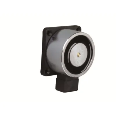 HEKATRON Türhaftmagnet THM 425-1 | 1372N Haftkraft | 24V DC | rund | Wandmontage | 1,5W | ohne Ankerplatte | weiß