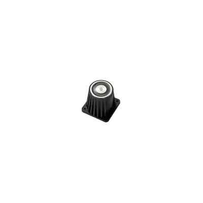 HEKATRON Türhaftmagnet THM 440 | 24V DC | Haftkraft 490N | rund | Wandmontage | mit Verpolschutz & Löschdiode | schwarz