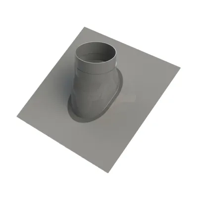 HELIOS Dachpfanne mit Bleirand IP-UDPS 125 | Schrädach 25–45° | Kunststoff | Universal für Wohnhauslüfter