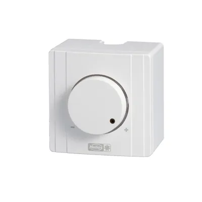 Helios Drehzahlsteller BSX 00240 | 1-phasig 1A 0–230V | stufenlos regelbar | Wendeschalter | Aufputz | Kunststoff weiß