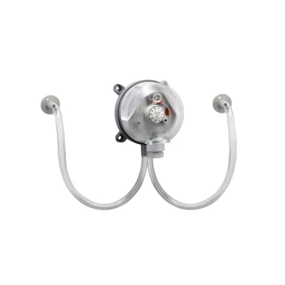 Helios Druckdifferenzschalter DDS 445 | 50-500 Pa | 230V AC 3A | IP54 | Ø 101 mm | Set Lüftung