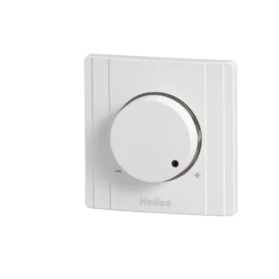 Helios Drehzahlsteller ESU 1 | Unterputz | stufenlos | 1A 230V | 80x80mm | weiß | IP30 | Kunststoff