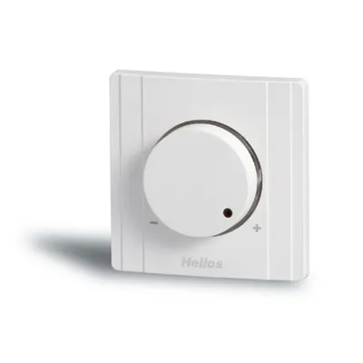 Helios Drehzahlsteller ESU 1 | Unterputz | stufenlos | 1A 230V | 80x80mm | weiß | IP30 | Kunststoff