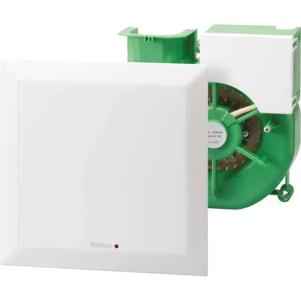 Helios ELS-V 60 Ventilator-Einsatz 80mm | 60m³/h | ultraSilence | IP55 | weiß | Bad Küche | Aufputz Unterputz