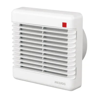 Helios HVR 150/2 E Wand- & Fensterventilator | 230V | 150mm | 260m³/h | IP44 | Unterputz | elektrische Klappe