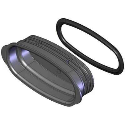 Helios ios FlexPipe Verschlussdeckel Oval 51 FRS-VDS 51