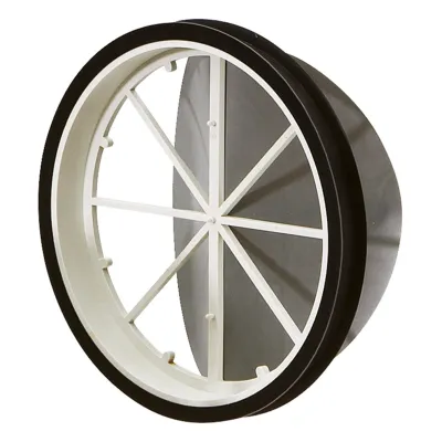 Helios Ventilatoren Rohreinschub-Verschlussklappe RVE 80 | DN 80 mm | Kaltrauch-Sperre | luftdicht
