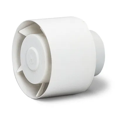 Helios Rohreinschubventilator REW 90 K | 441 | 100 mm | 105 m³/h | 15 W | Kunststoff | IP55 | weiß | Kleinraumventilator