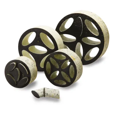 Helios Schalldämmelement SVE 125 | Lüftungs-Schalldämpfer Ø125mm | Kunststoff | schimmel- & brandsicher