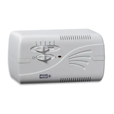 Helios Drehzahlsteller TSW 0,3 | 5-stufig | Trafo-Drehzahlregler für Ventilatoren | 230V 0,35A | weiß