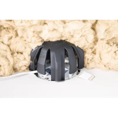 HellermannTyton Abstandshalter SpotClip-IV Slim 148-00146 | LED Einbaustrahler | Decke 73-83mm | 50mm | schwarz