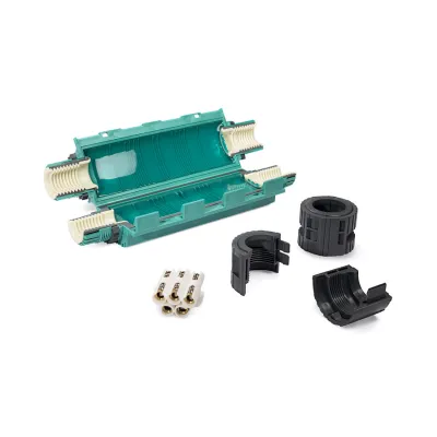 HellermannTyton Gel-Kabelgarnitur Reliseal V525 435-01662 | IP68 wasserdicht | 3x10-5x25mm² | schlagfest | UV-beständig