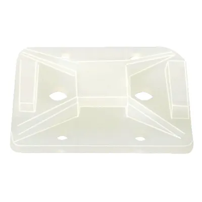HellermannTyton Befestigungssockel TY8G1S 151-11819 | selbstklebend & schraubbar | 32x25x5,45mm | für 8mm Kabelbinder