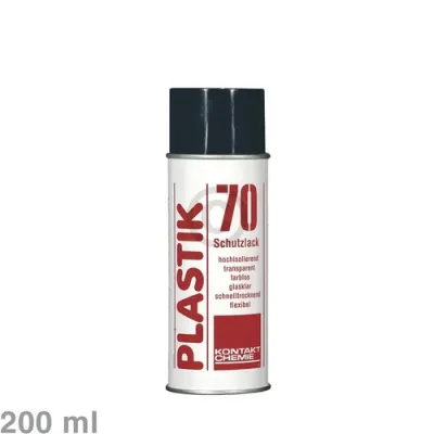 CRC | Isolierlack Spraydose | PLASTIK 70 | 74309 | transparent | 200ml | schnelltrocknend | hochisolierend | Acryllack