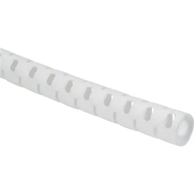 HellermannTyton Spiralschlauch HWPP25L2-PP-WH | 25mm Ø | 2m | Polypropylen | weiß | inkl. Aufziehwerkzeug