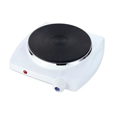 Heller Einzelkochplatte EK15 | Gusskochplatte 180mm | 1500W | stufenlose Temperatur | weiß | Elektro-Kocher