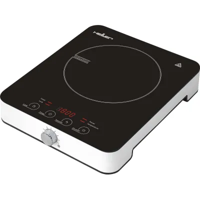 Heller Einzelkochplatte Induktion IKF-E 18 S 1800W | Glaskeramik | Touch Control | Timer | 1 Kochzone | schwarz