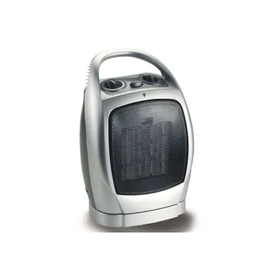 HELLER Keramik-Heizlüfter PTF 501 B | 1500 W | 2 Heizstufen | Oszillation | Thermostat | Überhitzungsschutz | grau