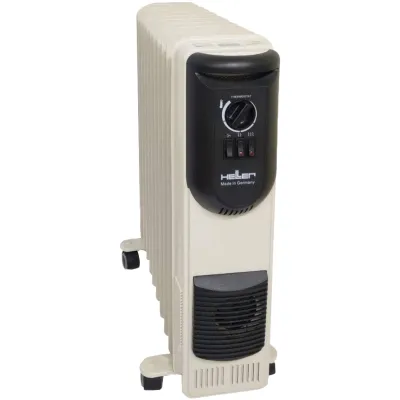 HELLER Radiator MAV 2011 Turbo 8028407 | Elektroheizung 2000W | 11 Rippen | Heizgebläse | Überhitzungsschutz | mobil