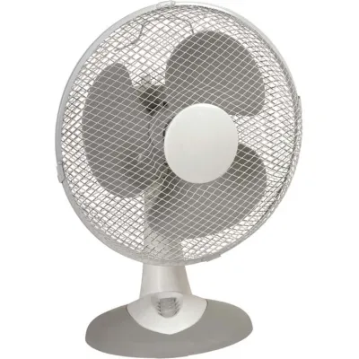 Heller Tischventilator TWV 436 | 3 Stufen | oszillierend | 40 cm Flügeldurchmesser | leise | 50 W | hellgrau/weiß
