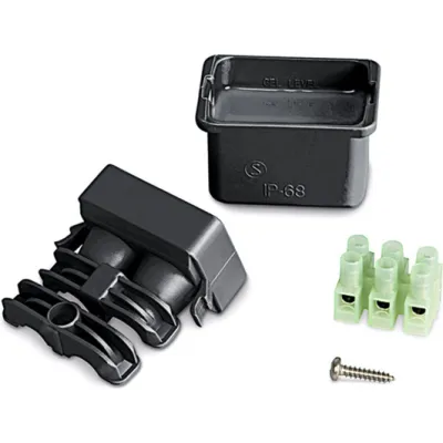 HellermannTyton Gel-Kabelgarnitur V31.5 U1 #435-01653 | Verbindungs- & Übergangsmuffe | 3x0,5–1,5 mm² | IP68 | schwarz