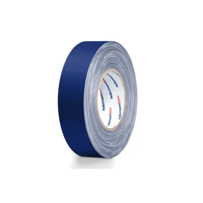 HellermannTyton Gewebeband 712-00200 | Klebeband HelaTape | 19mm x 10m | Gewebe | blau | 0,31mm | hitzebeständig