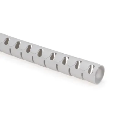 HellermannTyton Spiralschlauch HWPP16L2-PP-GY 2m | Kabelschutz | Ø 16mm | Polypropylen | wiederverwendbar | grau