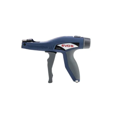 HellermannTyton EVO9i 110-88001 | Kabelbinderabbindewerkzeug bis 13,5 mm | ergonomisch | Kunststoff