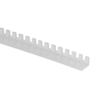 HellermannTyton Kantenschutz G51NC-PA6-NA | Flexiform | Kabelschutzband 25m Rolle | 5,7x4,3mm | halogenfrei | natur