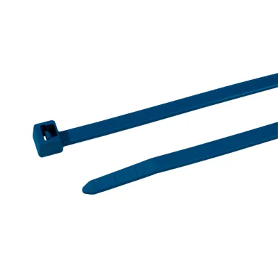 HellermannTyton Kabelbinder MCT18R-PA66MP-BU | detektierbar | 100x2,5 mm | lebensmittelecht | blau | 100 St