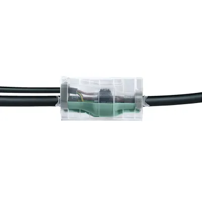 HellermannTyton PAH-3 PUR33-GN-SF | Gießharzmuffe 4-polig | 35–185 mm² Hauptkabel | 6–70 mm² Abzweigkabel