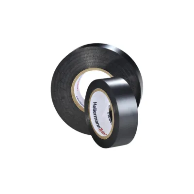 HellermannTyton PVC-Isolierband HelaTape Flex 2000+ 710-10705 | 38mm x 20m | Allwetter | UV-beständig | schwarz