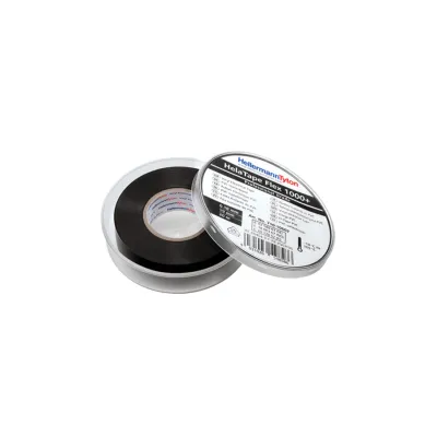 HellermannTyton PVC-Isolierband HelaTape Flex 1000+ 710-10611 | 50mm x 33m | UV-beständig | selbstklebend | schwarz