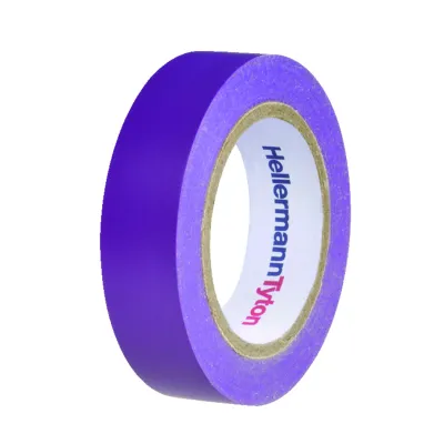 HellermannTyton Isolierband HTAPE-FLEX15VT-15X10 710-00109 | PVC | 15mm x 10m | selbstlöschend | UV-beständig | violett