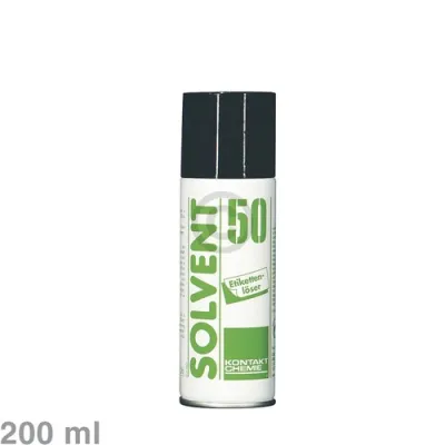CRC Kontakt-Chemie Etikettenlöser Spray SOLVENT 50 200ml | Haftetikettenentferner | Orangenduft